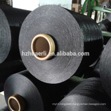 black spandex covered polyester yarn 150D+40D